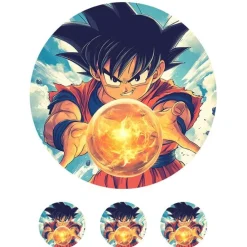 Papel de azúcar Dragon Ball 6 - 20 cm - María Lunarillos