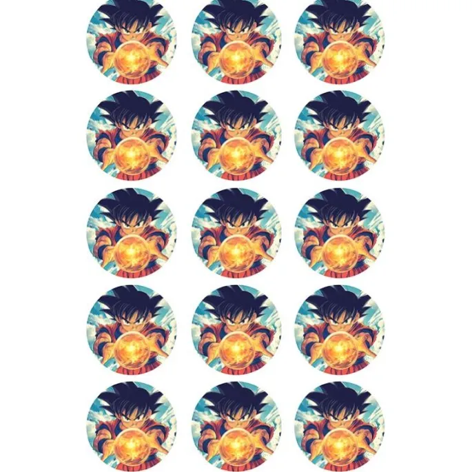 Papel de azúcar Dragon Ball 5 - 5 cm (15) - María Lunarillos