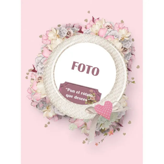 Papel de azúcar - Foto y Rótulo Diseño 3 A4 - Impresión personalizada