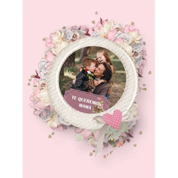 Papel de azúcar - Foto y Rótulo Diseño 3 A4 - Impresión personalizada