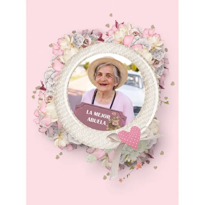 Papel de azúcar - Foto y Rótulo Diseño 3 A4 - Impresión personalizada