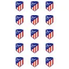 Papel de azúcar fútbol Escudo Atlético de Madrid 5 cm (15) - María Lunarillos