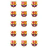 Papel de azúcar fútbol Escudo Barcelona 5 cm (15) - María Lunarillos