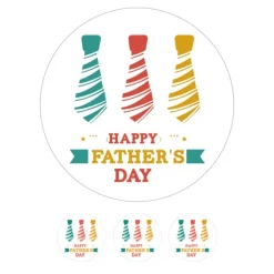 Papel de azúcar Happy Father's Day 20 cm - María Lunarillos
