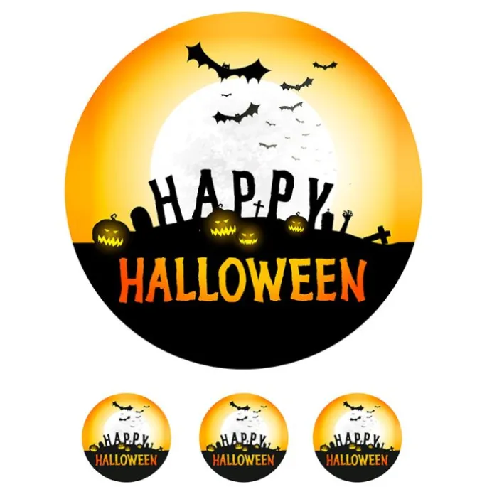 Papel de azúcar Happy Halloween - 20 cm - María Lunarillos