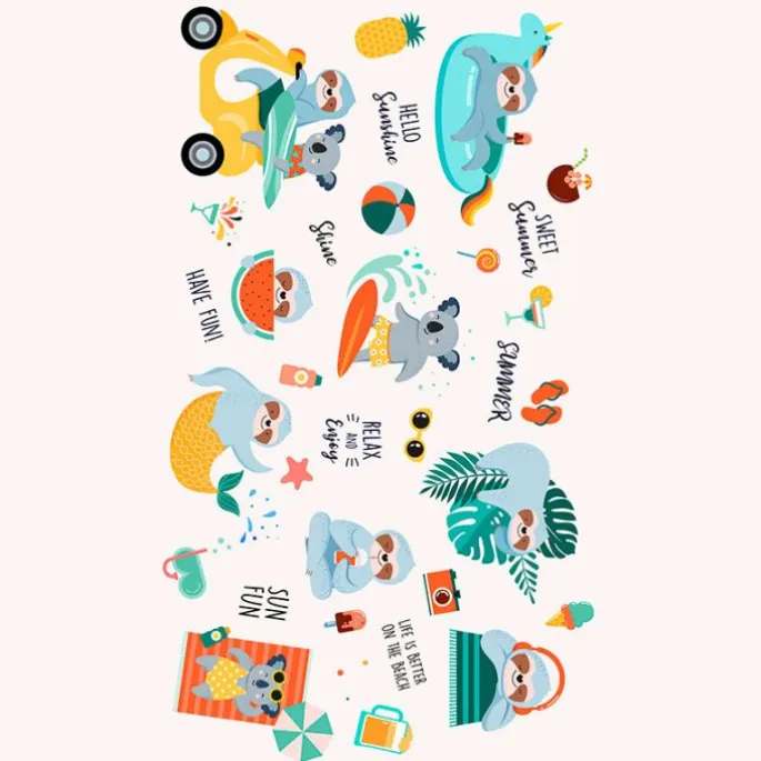 Papel de azúcar Koalas y Perezosos A4 - María Lunarillos