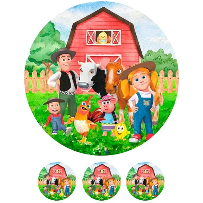 Papel de azúcar La Granja de Zenón 20 cm - María Lunarillos