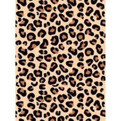 Papel de azúcar Leopardo A4 - María Lunarillos