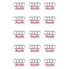 Papel de azúcar Logotipo Audi 5 cm (15) - María Lunarillos