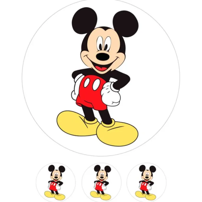 Papel de azúcar Mickey Mouse 20 cm - María Lunarillos