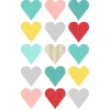 Papel de azúcar San Valentín corazones con lunares estampados 5 cm (15) - María Lunarillos