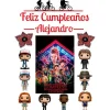 Papel de azúcar Stranger Things - Nombre y Rótulo personalizado A4 - Impresión personalizada