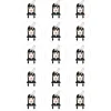 Papel de azúcar Wednesday Addams o Miércoles Addams 5 cm (15) - María Lunarillos