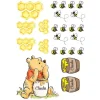 Papel de azúcar Winnie the Pooh - Nombre personalizado A4 - Impresión personalizada