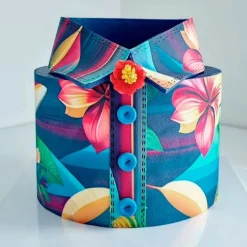 Papel de fibra vegetal - Cuadrado de 12 cm - Impresión personalizada