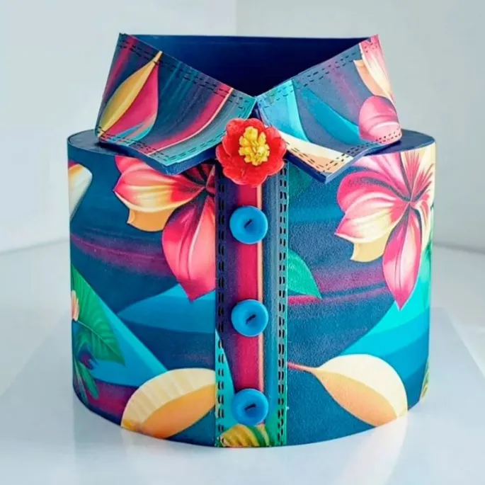 Papel de fibra vegetal - 20 fotos iguales en Círculos de 4 cm - Impresión personalizada