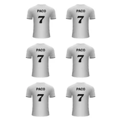 Papel de oblea - Camiseta fútbol Real Madrid nombre y número 8 cm (6) - Impresión personalizada