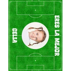 Papel de oblea Campo de fútbol - Foto y Rótulo A4 - Impresión personalizada