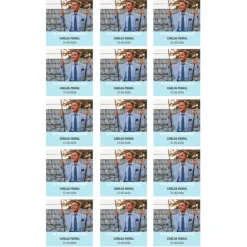 Papel de oblea con foto, nombre y fecha personalizada cuadrado 5 cm (15) - Mi Primera Comunión