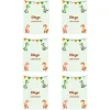 Papel de oblea con nombre y fecha personalizada - Dinosaurios 6 x 8 cm (6)