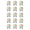 Papel de oblea - 15 círculos iguales de 5 cm Nombre coche animalitos selva - Impresión personalizada