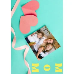 Papel de oblea - Día de la Madre con foto personalizada A4 - Impresión personalizada