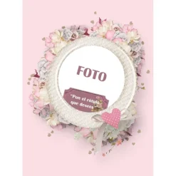 Papel de oblea - Foto y Rótulo Diseño 3 A4 - Impresión personalizada