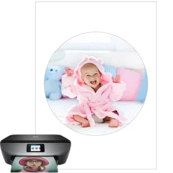 Papel de oblea grueso - Círculo de 18 cm - Impresión comestible personalizada