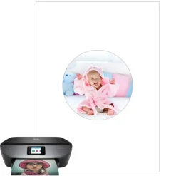 Papel de oblea grueso - Círculo de 12 cm - Impresión comestible personalizada