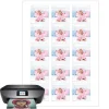 Papel de oblea grueso - 15 fotos iguales en Cuadrados de 5 cm - Impresión comestible personalizada