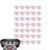 Papel de oblea grueso - 35 fotos iguales en Cuadrados de 3 cm - Impresión personalizada