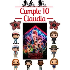 Papel de oblea Stranger Things - Nombre y Rótulo personalizado A4 - Impresión personalizada