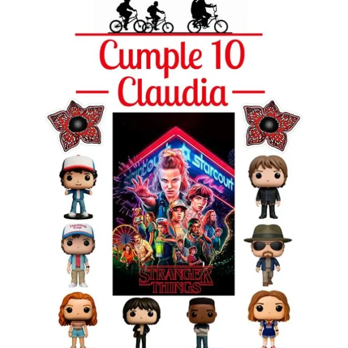 Papel de oblea Stranger Things - Nombre y Rótulo personalizado A4 - Impresión personalizada
