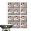 Papel multitransfer para merengues, chocolate e isomalt - 12 fotos iguales en Cuadrados de 6 cm - Impresión personalizada