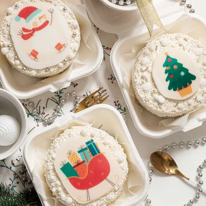Papel multitransfer para merengues, chocolate e isomalt Mix Navidad (A4) - María Lunarillos