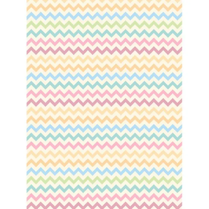 Papel multitransfer para merengues, chocolate e isomalt Chevron Pastel - María Lunarillos