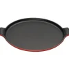 Parrilla lisa redonda cereza 32 cm - Hierro fundido - Le Creuset
