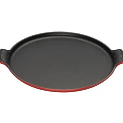 Parrilla lisa redonda cereza 32 cm - Hierro fundido - Le Creuset