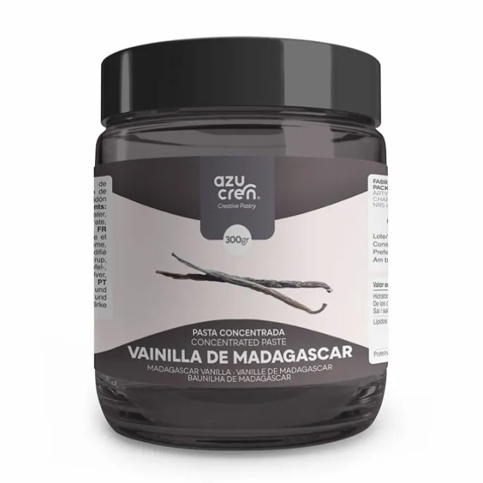 Pasta concentrada de vainilla de Madagascar 300 g - Sin gluten - Azucren