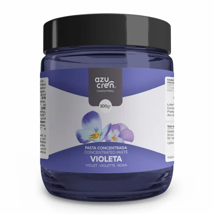 Pasta concentrada de violeta 300 g - Sin gluten - Azucren