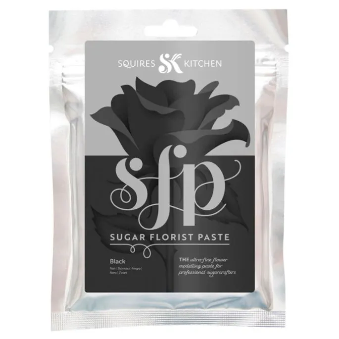 Pasta de flores negra 100 g - Sin gluten - Squires Kitchen