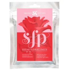 Pasta de flores rojo Navidad 100 g - Sin gluten - Squires Kitchen