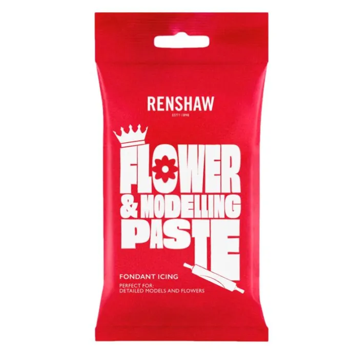 Pasta de flores y modelado blanca 250 g - Renshaw