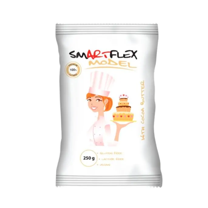 Pasta de modelado blanca 250 g - Sin gluten - SmartFlex