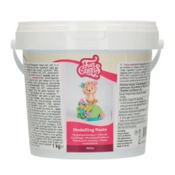 Pasta de modelado blanca 1 kg - Sin gluten - Funcakes