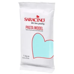 Pasta para modelar azul bebé 1 kg - Sin gluten - Saracino