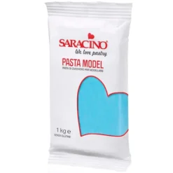 Pasta para modelar azul clara 1 kg - Sin gluten - Saracino