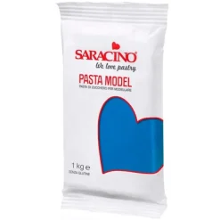 Pasta para modelar azul 1 kg - Sin gluten - Saracino