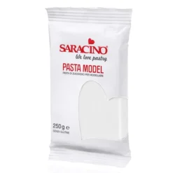 Pasta para modelar blanca 250 g - Sin gluten - Saracino