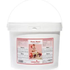 Pasta para modelar blanca 5 kg - Sin gluten - Saracino